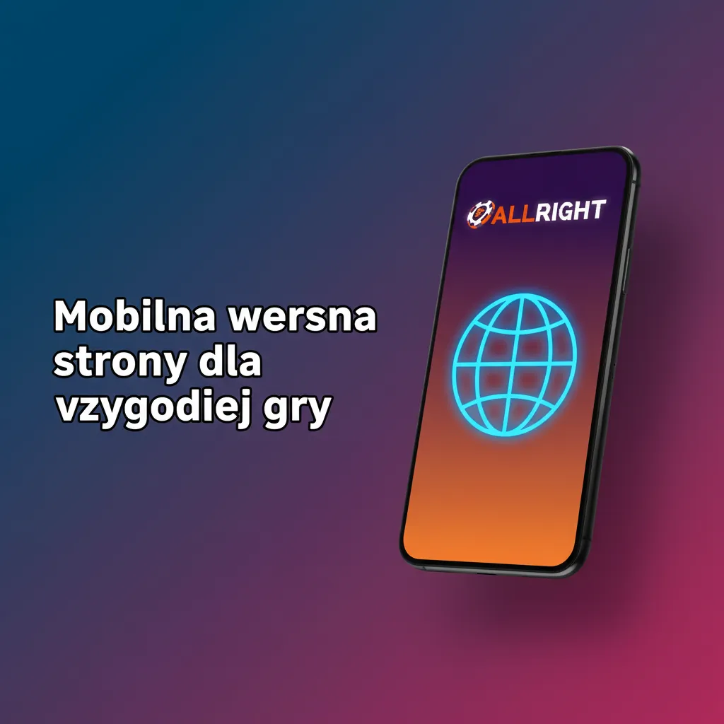Smartfon z mobilną wersją serwisu: pełny katalog gier, płatności i promocje, szybkie ładowanie, bez instalacji.
