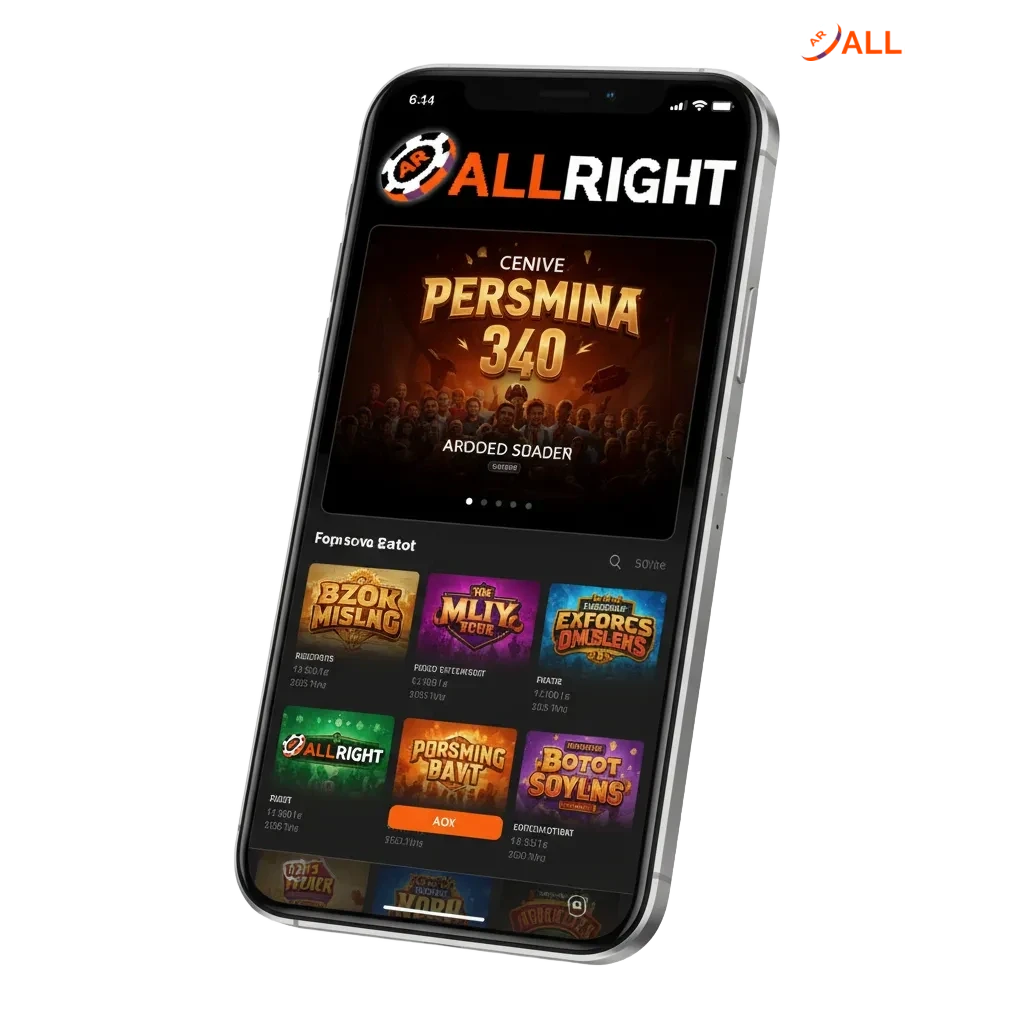 Allright Casino na Android i iOS; wielojęzyczna, legalny APK w Polsce, zakłady, kasyno, krypto, Jeton, VISA/Mastercard
